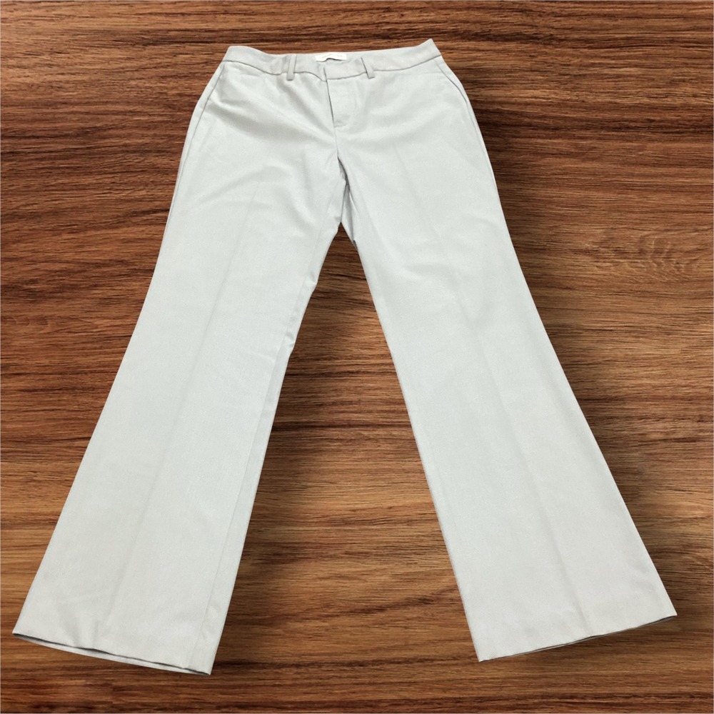 Coldwater Creek Natural Fit Gray Wide Leg Dress Pants Trousers Size 6
